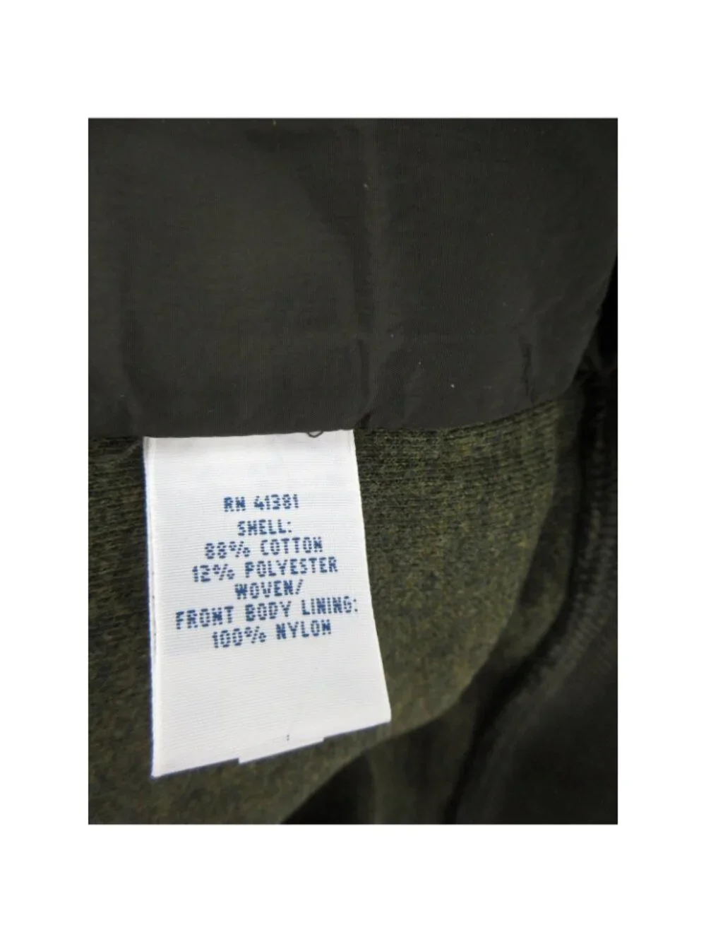 Polo Ralph Lauren Jacket 2XB Big Olive Defender Hoodie Full Zip Coat